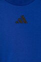 adidas t-shirt bawełniany dziecięcy niebieski JC9775