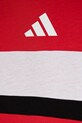 Dětské bavlněné tričko adidas červená JI6213