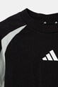 Детская хлопковая футболка adidas чёрный JD0058