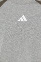 Παιδικό βαμβακερό μπλουζάκι adidas γκρί JD0059
