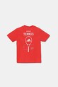 adidas tricou copii JD6014 rosu SS25