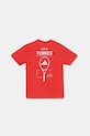adidas tricou copii JD6014 rosu SS25
