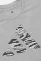 Chłopiec adidas t-shirt treningowy JI6107 szary