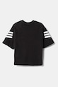 Băieți adidas tricou de bumbac pentru copii JN8092 negru