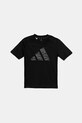 adidas t-shirt dziecięcy JC8492 czarny SS25