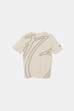 Băieți adidas Performance tricou de bumbac pentru copii JX1948 bej