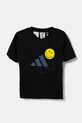 adidas t-shirt dziecięcy JN4288 czarny SS25