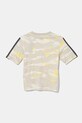 adidas t-shirt in cotone per bambini beige JC7491