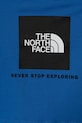 The North Face t-shirt bawełniany dziecięcy KID BOX NSE S/S TEE niebieski NF0A89H5T4S1