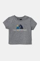 Detské bavlnené tričko The North Face BABY GRAPHIC S/S TEE bavlna sivá NF0A8AXDDYX1