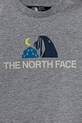 Chlapec Detské bavlnené tričko The North Face BABY GRAPHIC S/S TEE NF0A8AXDDYX1 sivá
