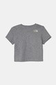 The North Face tricou copii KID GRAPHIC S/S TEE NF0A8AXEDYX1 gri SS25