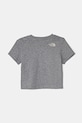 The North Face t-shirt dziecięcy KID GRAPHIC S/S TEE NF0A8AXEDYX1 szary SS25
