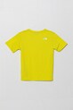 The North Face tricou copii TEEN NEW 24/7 SS TEE NF0A8DF2JE31 verde SS25
