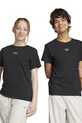 Παιδικό βαμβακερό μπλουζάκι adidas Originals στάμπα μαύρο JZ9940
