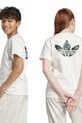 Детская хлопковая футболка adidas Originals JY8374 бежевый