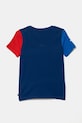 Puma t-shirt bawełniany dziecięcy BMW MMS ESS LOGO TEE 621264 granatowy SS25