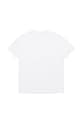 Detské bavlnené tričko Diesel TDIEGORD T-SHIRT J02237 biela SS25