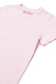 Chlapec Detské bavlnené tričko Marni MT276B T-SHIRT M01438 ružová