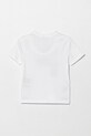 Fila t-shirt bawełniany dziecięcy LONJA FAK0410 biały SS25