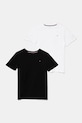 Детска памучна тениска Tommy Hilfiger (2 броя) памук черен UK0UK00073.PPYA