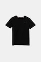 Детска памучна тениска Tommy Hilfiger (2 броя) UK0UK00073.PPYA черен AW25