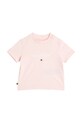 Μπλουζάκι μωρού Tommy Hilfiger στάμπα ροζ KN0KN02033.PPYA