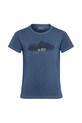 Dětské tričko Jack Wolfskin HIKING GRAPHIC T KIDS A64183.116.152 modrá SS25
