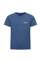 Дитяча бавовняна футболка Jack Wolfskin ESSENTIAL COTTON T K бавовна блакитний A64184.116.152