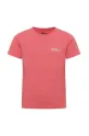 Jack Wolfskin t-shirt bawełniany dziecięcy ESSENTIAL COTTON T K A64184.164.176 różowy SS25