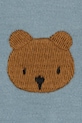 Παιδικό βαμβακερό μπλουζάκι Donsje Jarne T-shirt Bear μπλε 4081801.98.128