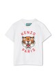 Детская хлопковая футболка Kenzo Kids хлопок белый K60977.86.102