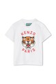 Бавовняна футболка для немовлят Kenzo Kids бавовна білий K60977.71.81