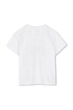 Бавовняна футболка для немовлят Kenzo Kids K60977.71.81 білий SS25