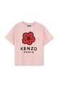 Dětské bavlněné tričko Kenzo Kids kulatý oranžová K61058.162