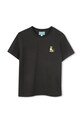 Детская хлопковая футболка Kenzo Kids хлопок голубой K61138.162