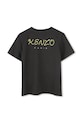 Детская хлопковая футболка Kenzo Kids K61138.162 голубой SS25