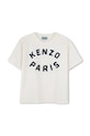 Kenzo Kids tricou de bumbac pentru copii print alb K61163.114.150