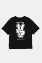Dječja pamučna majica kratkih rukava Marc Jacobs W60447.114.150 crna SS25