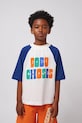 Bobo Choses tricou de bumbac pentru copii print alb 125AC125