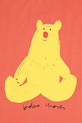 Băieți Bobo Choses tricou de bumbac pentru copii Hug Me Bear 125AC011 portocaliu