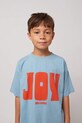 Дитяча бавовняна футболка Bobo Choses Joy бавовна блакитний 125AC010