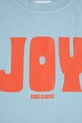 Хлопчик Дитяча бавовняна футболка Bobo Choses Joy 125AC010 блакитний