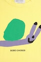 Хлопчик Дитяча футболка Bobo Choses Funny Snail 125AC004 жовтий
