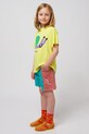 Детская футболка Bobo Choses Funny Snail жёлтый 125AC004