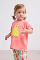 Bobo Choses baba pamut póló Hug Me Bear narancssárga 125AB007