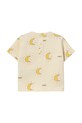 Μωρό βαμβακερό μπλουζάκι Tinycottons MIDNIGHT SUN BABY TEE SS25.023 μπεζ SS25
