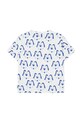 Παιδικό βαμβακερό μπλουζάκι Tinycottons DOGS TEE SS25.460 μπλε SS25