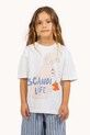 Tinycottons tricou de bumbac pentru copii SCANDI LIFE GRAPHIC TEE print bej SS25.076