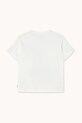 Băieți Tinycottons tricou de bumbac pentru copii SCANDI LIFE GRAPHIC TEE SS25.076 bej
